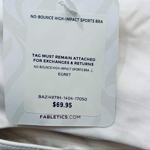 NWT Fabletics No Bounce High Impact Sports Bra - Picture 3 of 3
